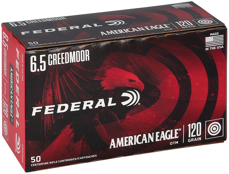 American Eagle Rifle, 6.5 Creedmoor, 120 Grain, Open Tip Match, 2900 fps